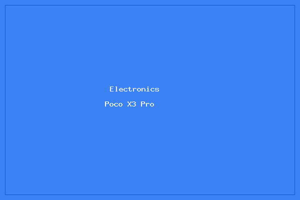 Poco X3 Pro Smartphone (128GB)